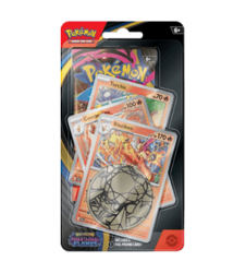 Pokémon TCG - Mega-Evolution ME02-Phantasmal Flames – Premium Checklane Blister Blaziken (EN)