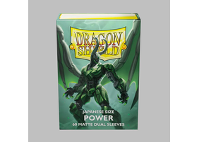 Bild von Japanese Dual Matte Sleeves (60) Metallic Green | Power