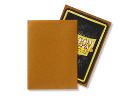 Bild von Standard Size Matte Sleeves (100) Gold